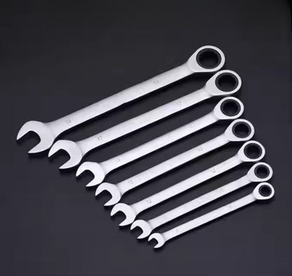 Kit de 7 clé à molette à double tête de 8 à 19 mm
